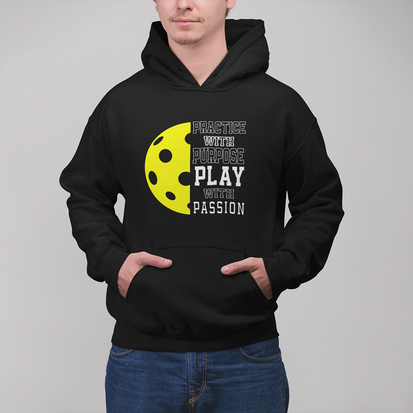 Purposeful  Black Play Hoodie