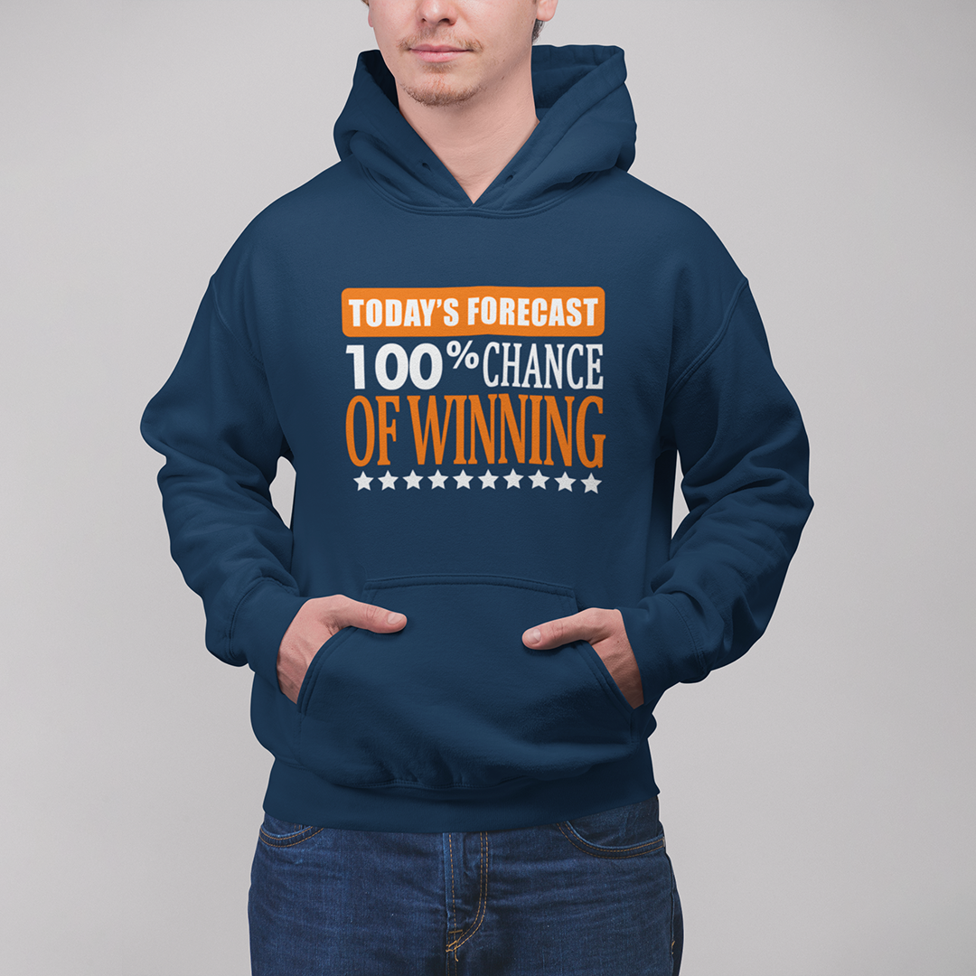 WinStreak  Navy Blue Hoodie