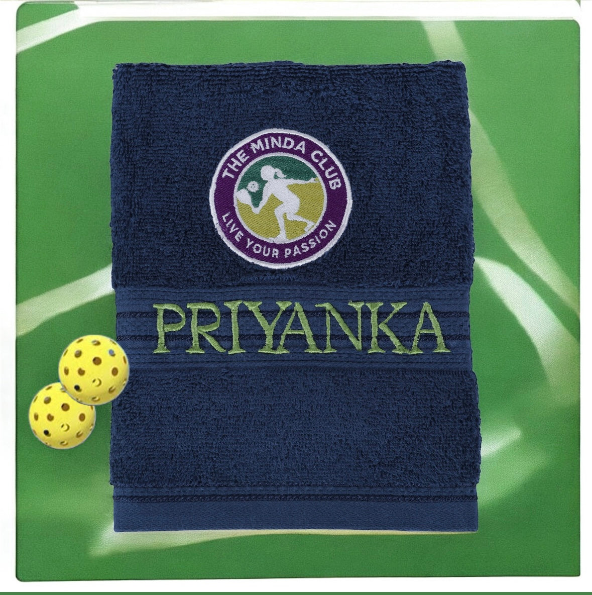 TMC Hand Towel: Navy Blue